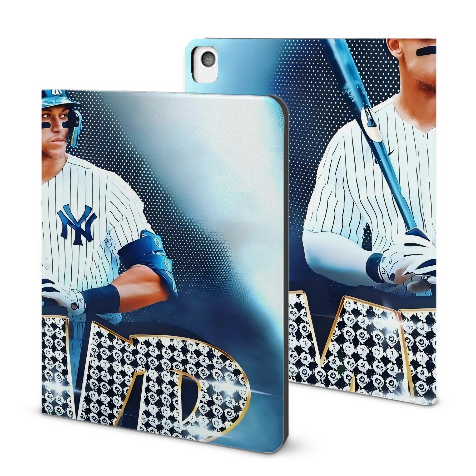 Aaron Judge MVP IPad Book-Style Case With Pencil Slot – Slim PU & TPU Cover – Full Protection, Precise Fit, Water & Scratch Resistant